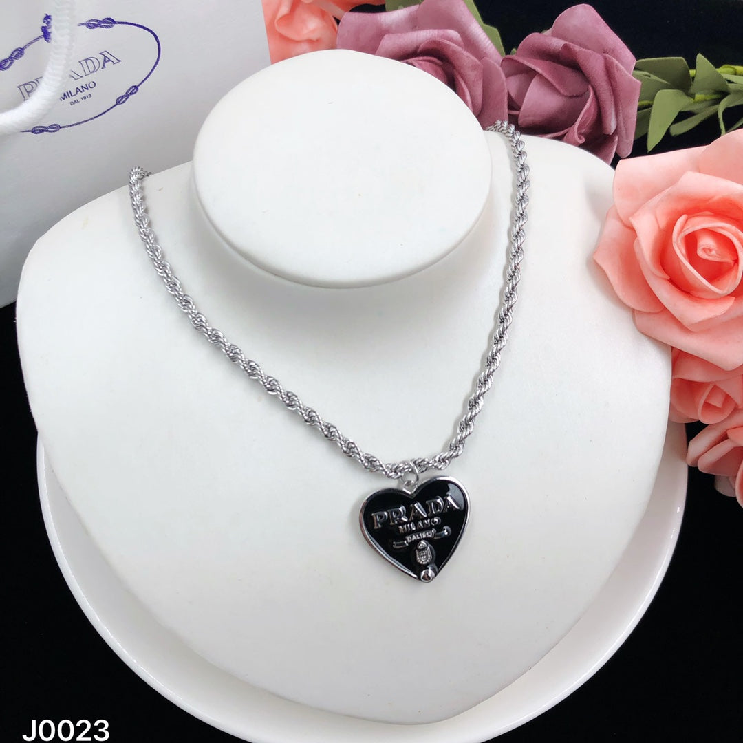 Prada Heart Pendant Necklace – Luxury Designer Jewelry – product image 10
