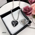 Prada Heart Pendant Necklace – Luxury Designer Jewelry – product image 11