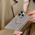 Crystal Prada iPhone 17 Pro Max Case – Luxury Rhinestone Prada Phone Case Clear