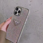 Crystal Prada iPhone 17 Pro Max Case – Luxury Rhinestone Prada Phone Case