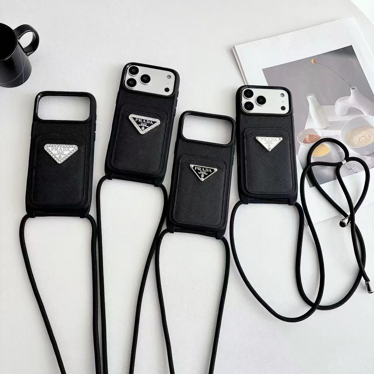 Prada iPhone Case for iPhone 17 Pro Max | Luxury Designer Cases