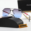 Prada metal frame square lens Polarized Sunglasses for Unisex – product image 1