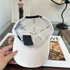 Prada Milano baseball cap in black and white — high-resolution view 10