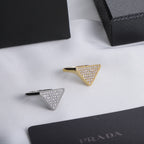 Prada Statement Crystal Triangle Open Ring – Luxury Designer Jewelry – product image 7