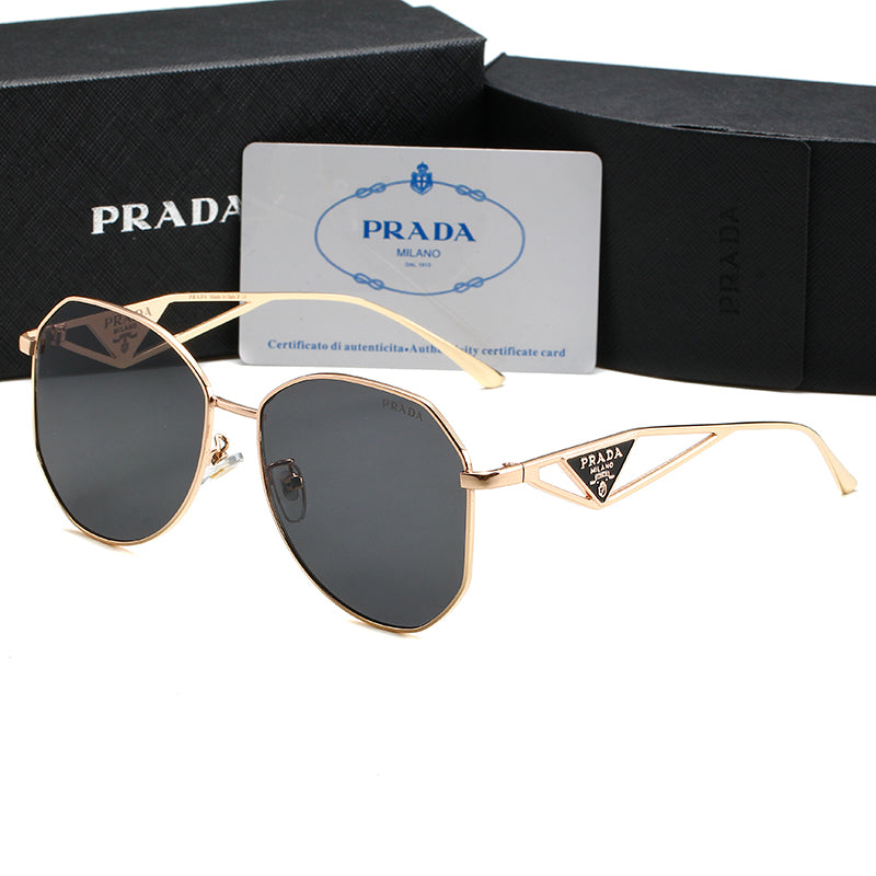 Prada Triangle Logo Aviator Polarized Sunglasses for Unisex – product image 1