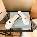 Prada Triangle Logo Flat Slippers – slippers product image 10