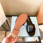 Prada Triangle Logo Flat Slippers – slippers product image 14