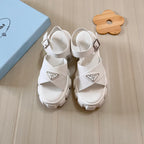 Prada Triangle Logo Thick Sole Cross Sandals – sandals product image 1
