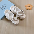 Prada Triangle Logo Thick Sole Cross Sandals – sandals product image 8