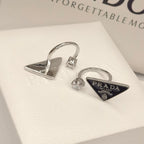 Prada Triangle Symbol Crystal Open Ring – Luxury Designer Jewelry – product image 6