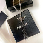 Prada Triangle Tassel Necklace – Luxury Designer Jewelry – product image 6