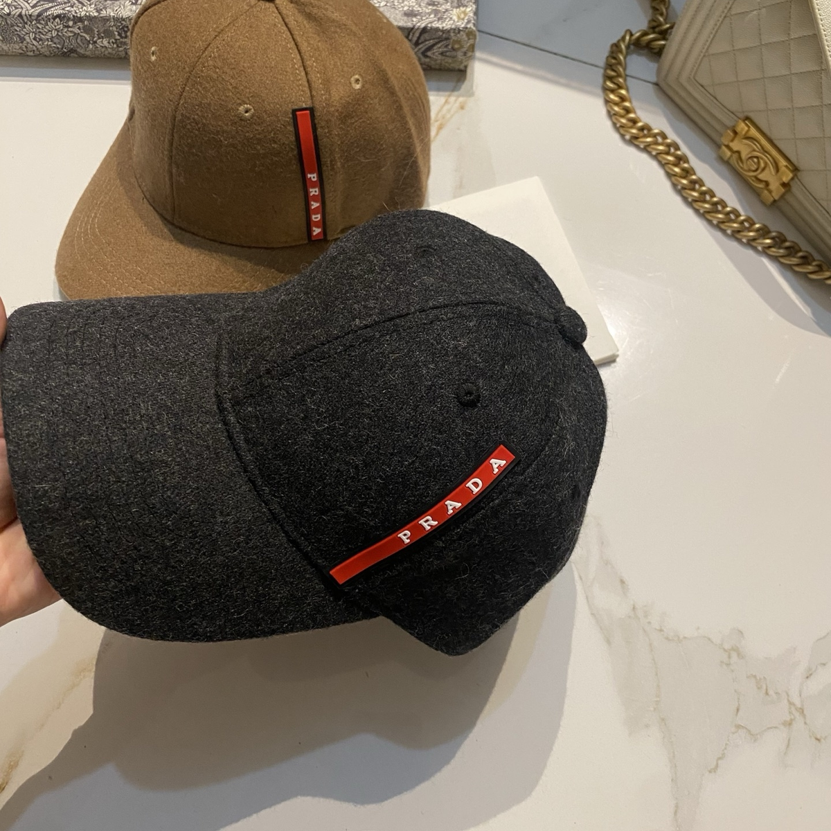 Prada wool logo baseball cap photo 5