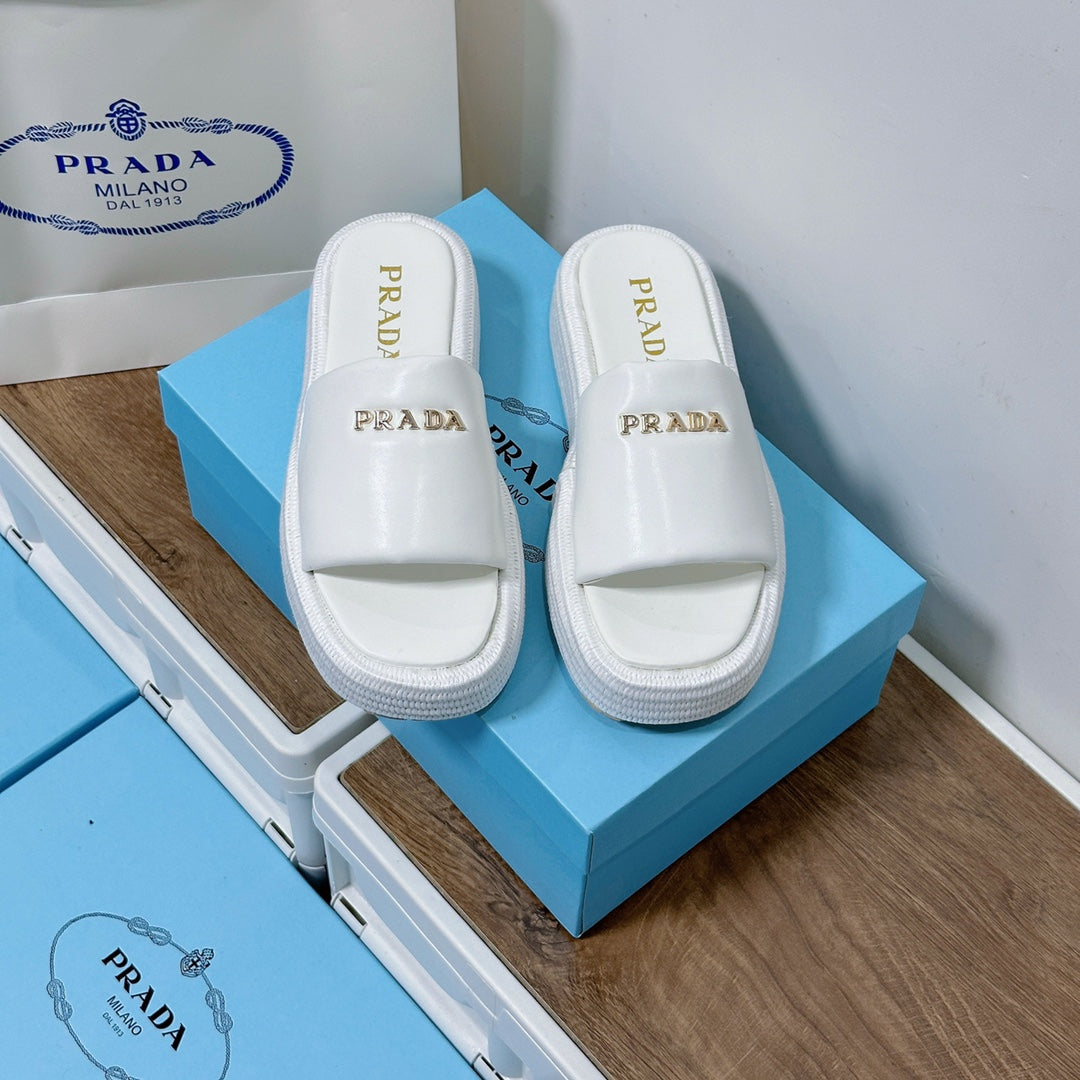 Prada Woven Bottom Platform Sandals – sandals product image 8