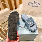 Prada Woven Thick-Soled Slippers – slippers product image 11