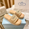 Prada Woven Thick-Soled Slippers – slippers product image 3