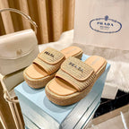 Prada Woven Thick-Soled Slippers – slippers product image 7