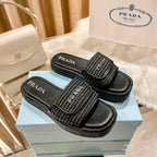 Prada Woven Thick-Soled Slippers – slippers product image 9