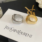 Saint Laurent Elegant Letter Logo Closure Ring – Luxury Designer Jewelry – product image 8