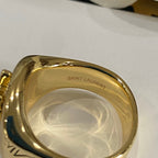 Saint Laurent Elegant Letter Logo Closure Ring – Luxury Designer Jewelry – product image 10