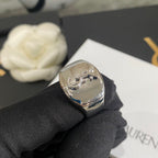 Saint Laurent Elegant Letter Logo Closure Ring – Luxury Designer Jewelry – product image 11