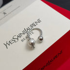 Saint Laurent Pearl Statement Open Ring – Luxury Designer Jewelry – product image 3