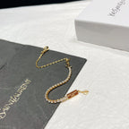 Saint Laurent Rhinestone Logo Bracelet – Luxury Jewelry – product image 8