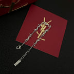 Saint Laurent Simple Letter Bracelet – Luxury Jewelry – product image 2