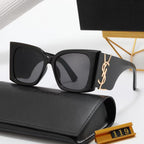 Saint Laurent Square Logo-Temple Polarized Sunglasses for Unisex – product image 1