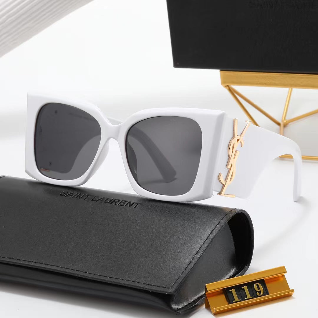 Saint Laurent Square Logo-Temple Polarized Sunglasses for Unisex – product image 5