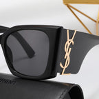 Saint Laurent Square Logo-Temple Polarized Sunglasses for Unisex – product image 23