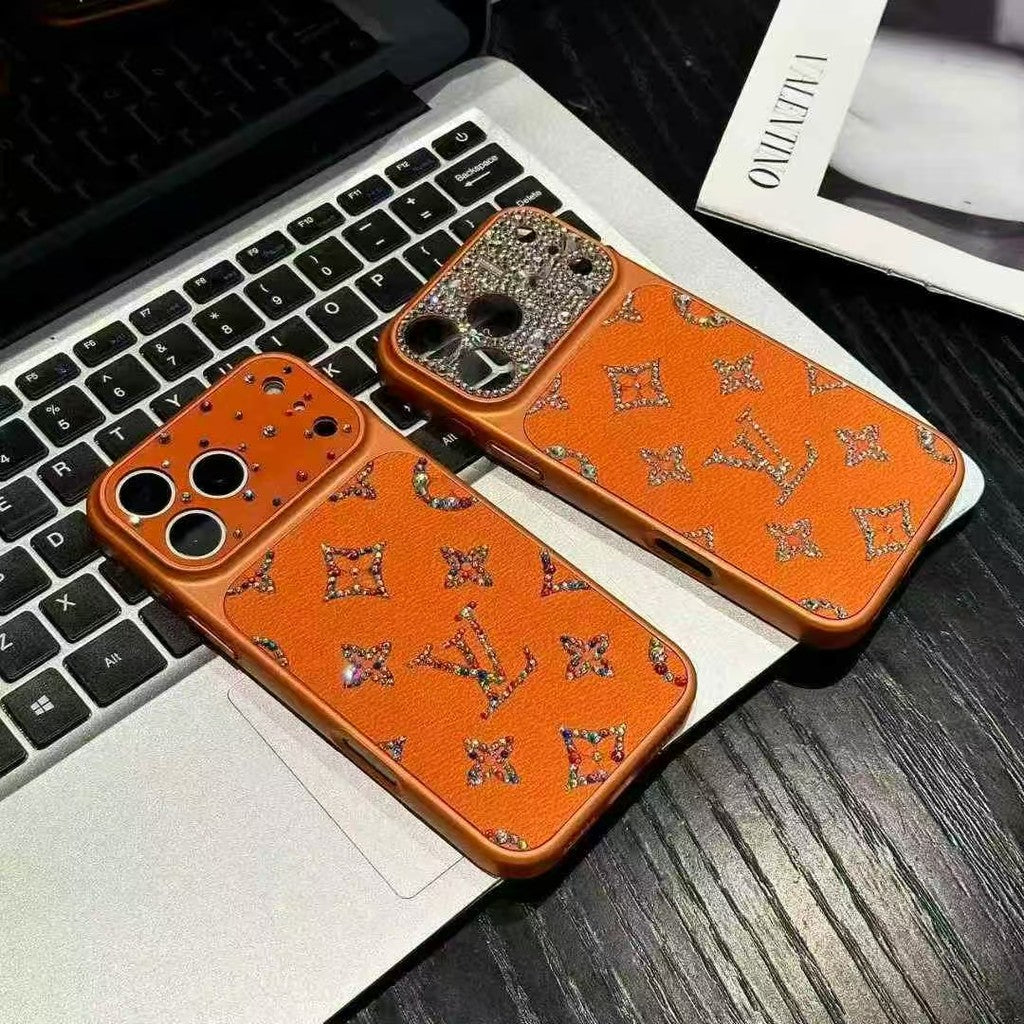Louis Vuitton iPhone 17 Pro Max Case – Glitter Crystal Luxury Cover Rhinestone