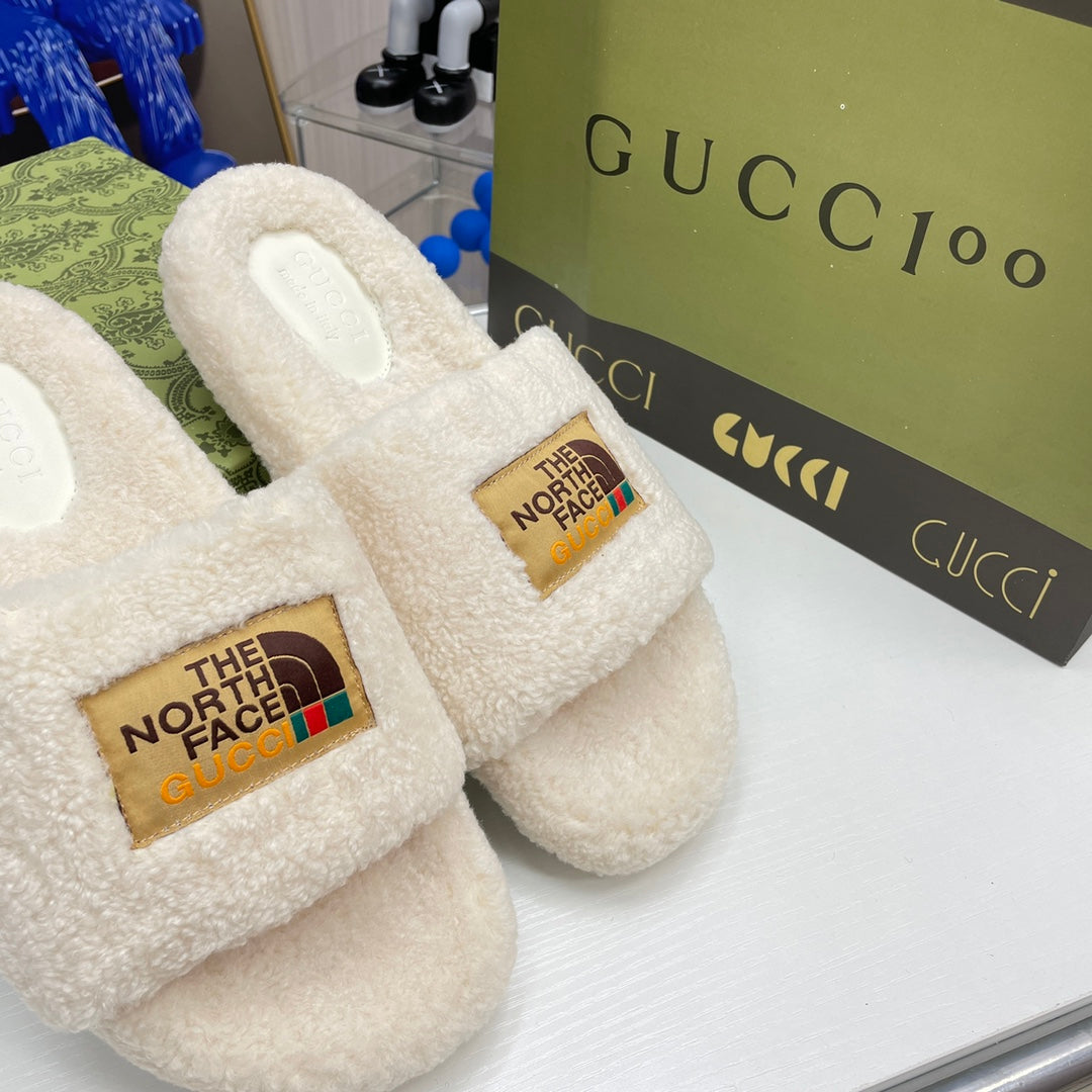 The North Face x Gucci Trendy Co-Branded Wool Slippers – slippers product image 15