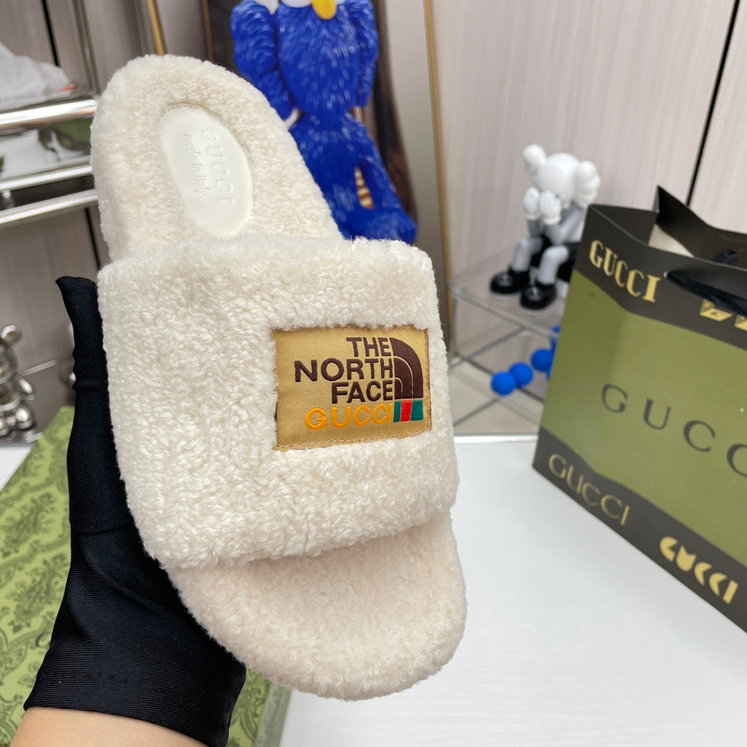 The North Face x Gucci Trendy Co-Branded Wool Slippers – slippers product image 18