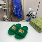 The North Face x Gucci Trendy Co-Branded Wool Slippers – slippers product image 9