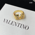 Valentino Crystal Logo Ring – Luxury Designer Jewelry – product image 2