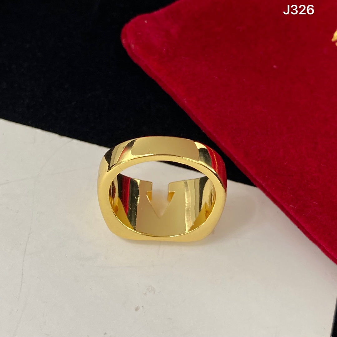 Valentino Crystal Logo Ring – Luxury Designer Jewelry – product image 5
