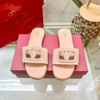 Valentino Fashion Logo Flat Slippers – slippers product image 4