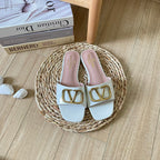 Valentino V Buckle Flat Slippers – slippers product image 2