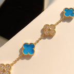 Van Cleef & Arpels 50th Anniversary 5 Flower Fritillary Bracelet – Luxury Jewelry – product image 3