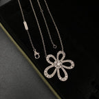 Van Cleef & Arpels Flowerlace Pendant Cutout Necklace – Luxury Designer Jewelry – product image 2
