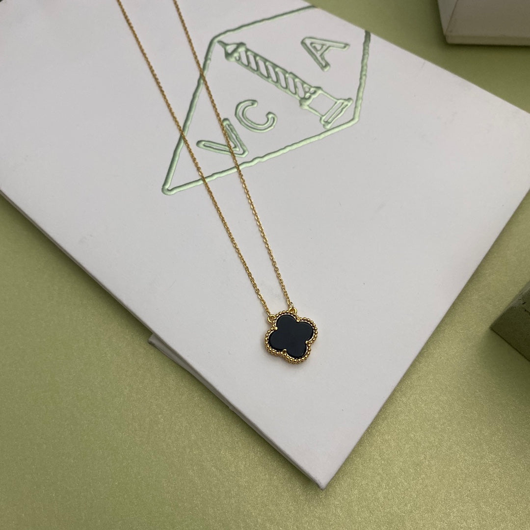 Van Cleef & Arpels Four Leaf Clover Necklace – Luxury Designer Jewelry – product image 4