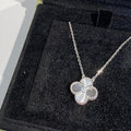 Van Cleef & Arpels Guilloche Four-leaf Clover Necklace – Luxury Designer Jewelry – product image 1