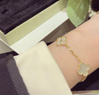 Van Cleef & Arpels Shell Clover Bracelet – Luxury Jewelry – product image 7