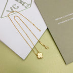 Van Cleef & Arpels White Shell Crystal Necklace – Luxury Designer Jewelry – product image 2