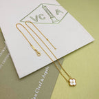 Van Cleef & Arpels White Shell Crystal Necklace – Luxury Designer Jewelry – product image 4