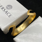 Versace Black Epoxy Open Bracelet – Luxury Jewelry – product image 2