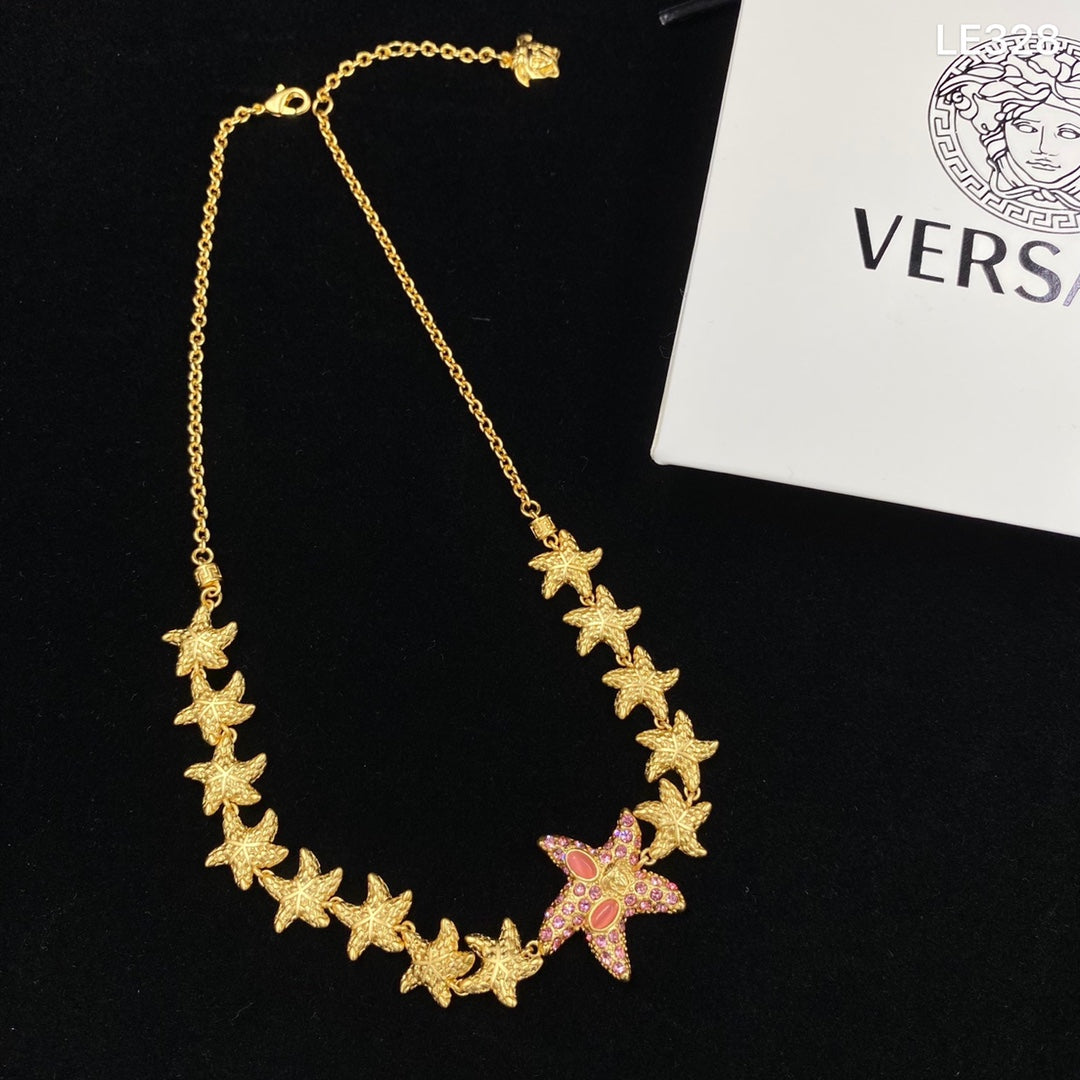 Versace Crystal Starfish Pendant Necklace – Luxury Designer Jewelry – product image 6