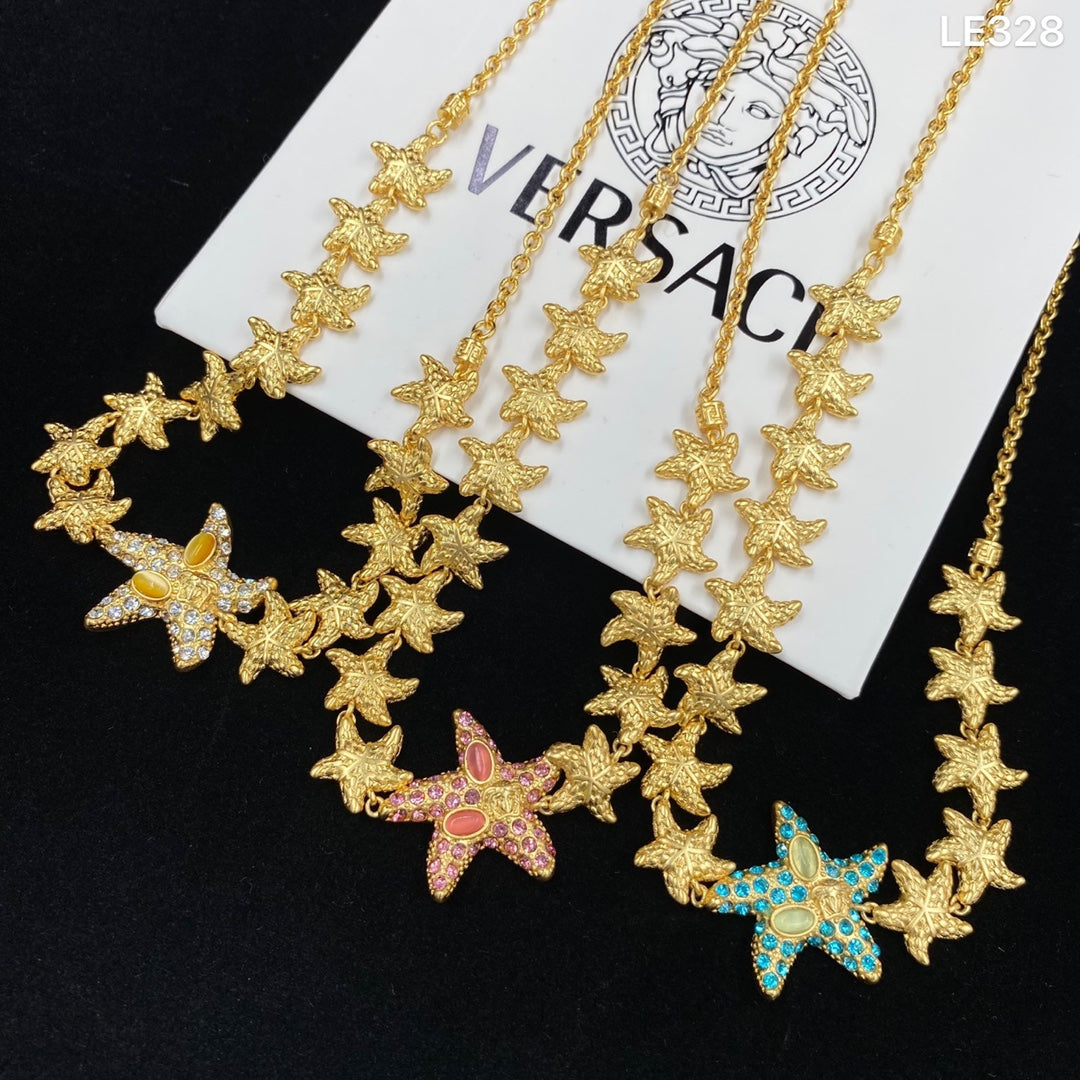 Versace Crystal Starfish Pendant Necklace – Luxury Designer Jewelry – product image 16