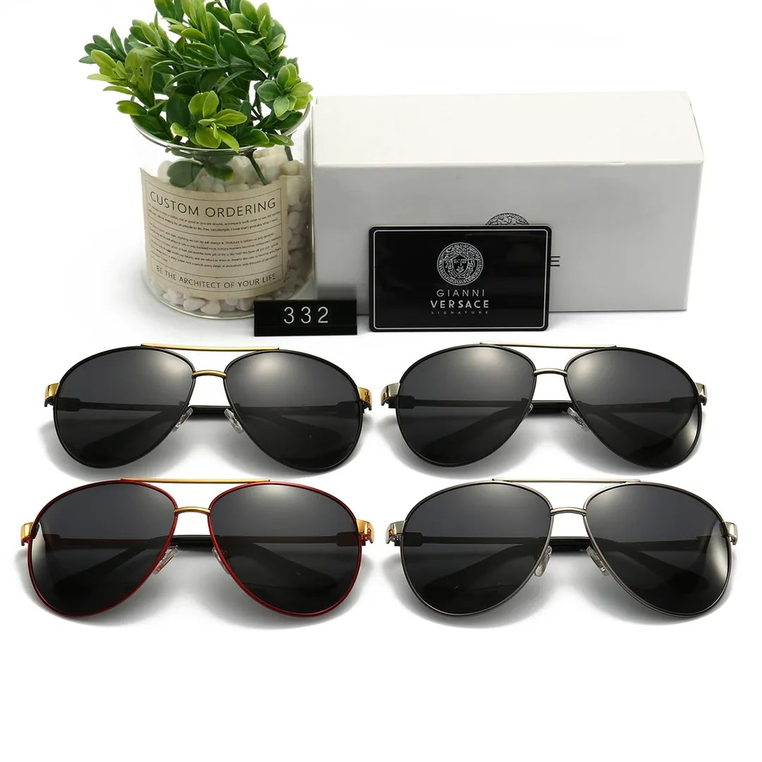 Versace Double Bridge Aviator Sunglasses for Unisex – product image 13
