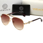 Versace Double Bridge Polarized Aviator Sunglasses for Unisex – product image 4